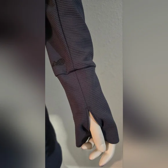 Elegant Navy Long-Sleeve Dress - Picture 9 of 11